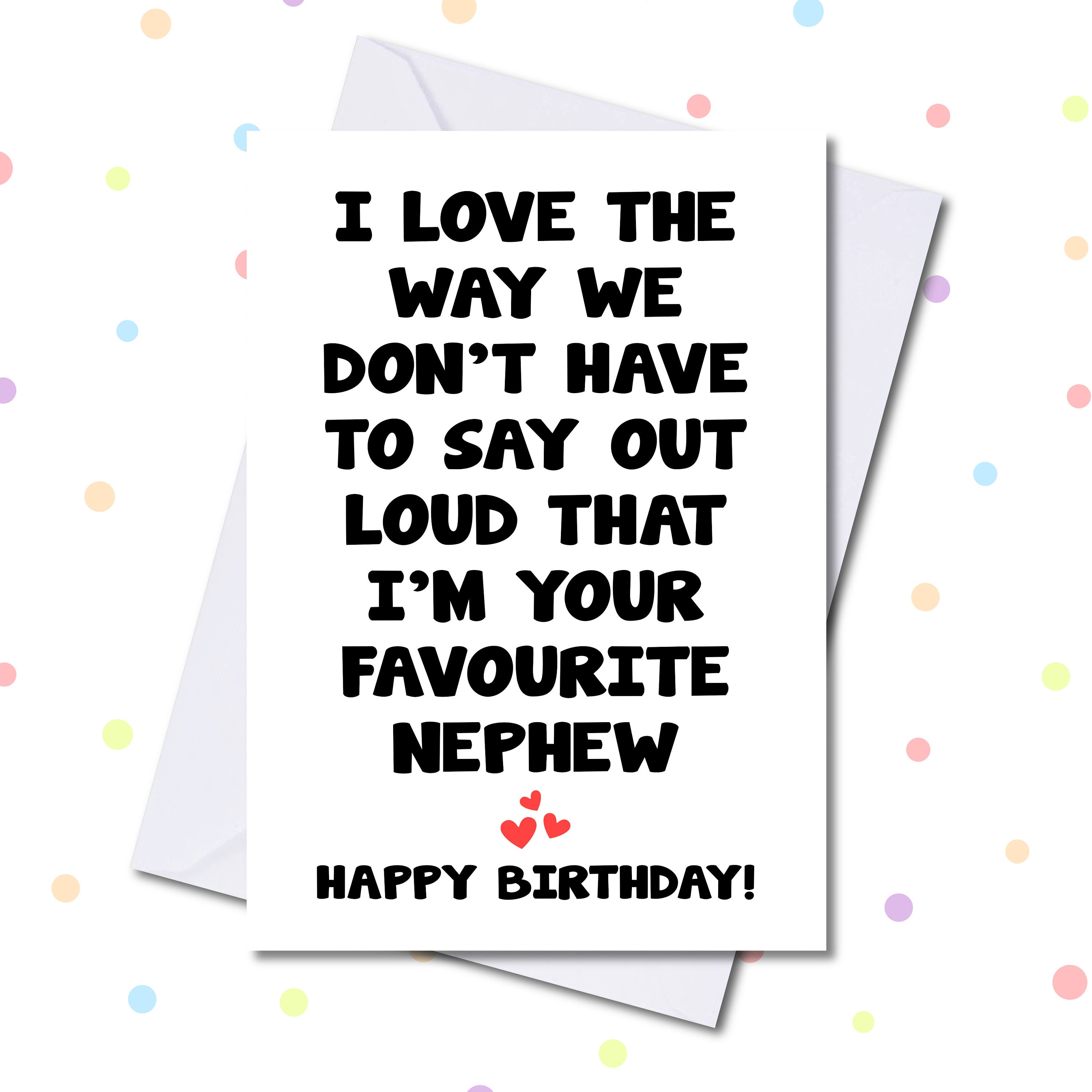 Auntie birthday card uncle birthday card I love the way we | Etsy
