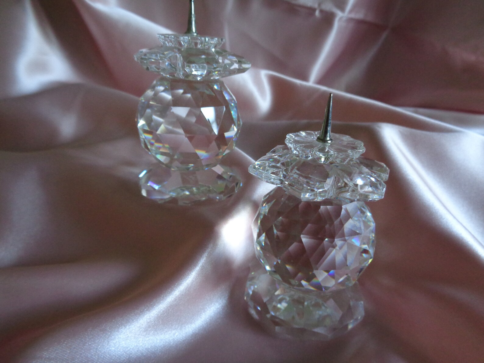 Swarovski Crystal Pineapple Candlestick Holders Decorative Etsy