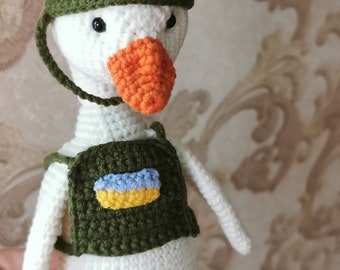 Jouet d’oie, Oie de guerre, Oie patriotique, Cadeau de soutien à l’Ukraine, oie de l’armée, Oie ukrainienne, oie pilote, oie militaire, Personnalisation