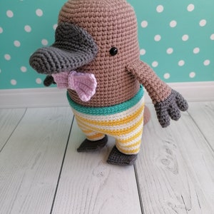 Platypus, Crochet Platypus, Platypus Amigurumi, Platypus, Platypus, Crochet Animal, Kids Decor, Design Tolika, Funny Tinaya