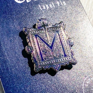 Stainless/Silver & Navy Marian cross enamel pins | Catholic vintage pin | Catholic gift | Antique look | Bulk discount available |