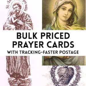 PRECIO POR VOLUMEN / Envío con seguimiento / Varias tarjetas de oración / Envío desde Australia, seleccione la tarjeta y la cantidad,