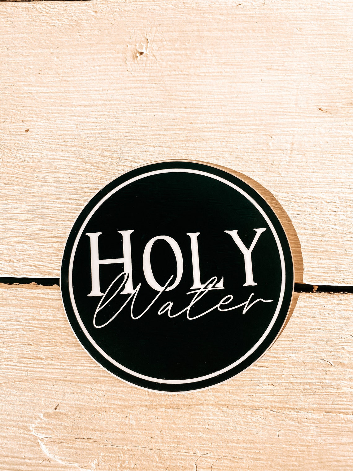 Holy Water Sticker put in Your Bottle of holy Water Etsy