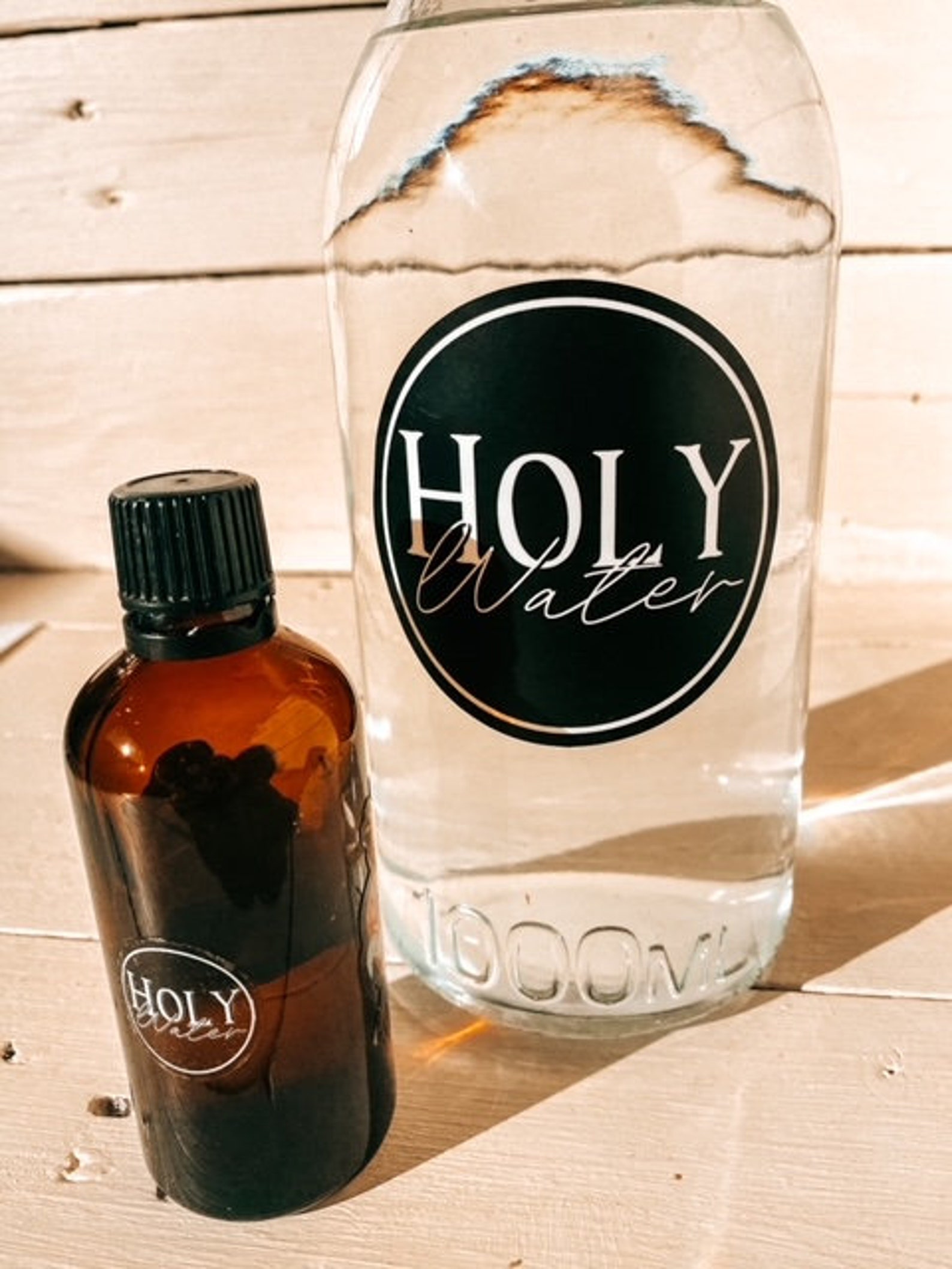 Holy Water Sticker put in Your Bottle of holy Water Etsy