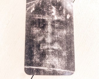 The Holy Face prayer card, with the Golden Arrow prayer on back | Catholic prayer card| gift