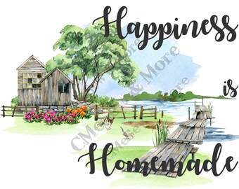 Spread Happiness Art Etsy