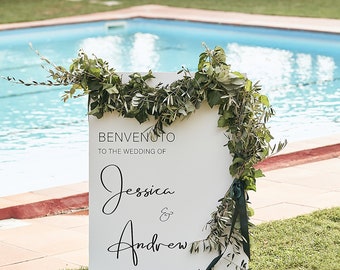 Wedding Welcome Sign