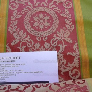 par mètre Scalamandre Old World Weavers Museum Project Stripe Néoclassique PDSF 459 USD/an image 2