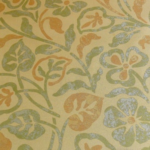 tagliato su misura Kravet Rubino Stampato Velluto Italiano Verde Menta Oro Prezzo consigliato 330/Y!