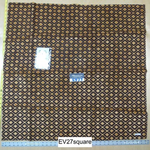Scalamandre Chaumont Brown Small Scale Diamond - Square 34 &quot; x 35 &quot;