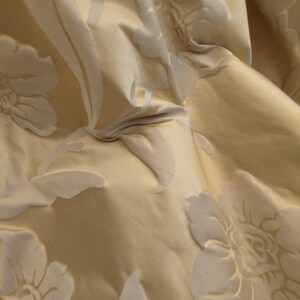 Scalamandre Sophie Ivory Silk Cotton Floral MSRP USD318/y