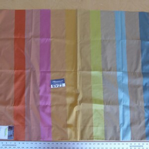 7 EV27 32,5" x 43,5" szeroki Scalamandre ARC EN CIEL Ho anis Viscose Stripe Brown