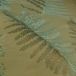 By Yard Scalamandre Woodside Fern Alpine Golden Green Copper MSRP USD480/Y