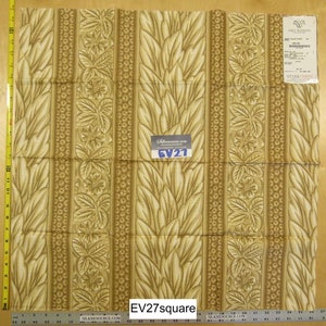Scalamandre Grey Watkins Sweet Leilani Stripe Beige Marrone - Quadrato