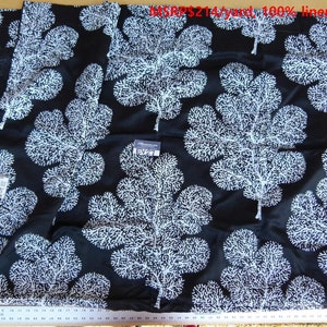 24 EV27 2.2yd x 56″wide Scalamandre Bay Coral Black White Coral Reef Ocean On Solid-colored Ground Reverse Print 100% Linen MSRP USD 214