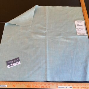 Scalamandre Eco Fr Heavy Seafoam Blue Viscose Plain - Square 27″ x 27″