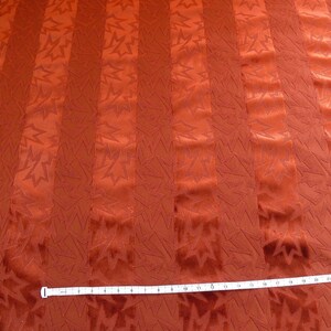 By yard Lee Jofa/groudnworks Calypso Jazzy Cut Velvet “russet” Orange MSRP USD 296/Y