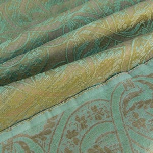 Scalamandre Coltibuono Grey Watkins Green Renaissance Damask Old World Weavers MSRP USD 224/Y