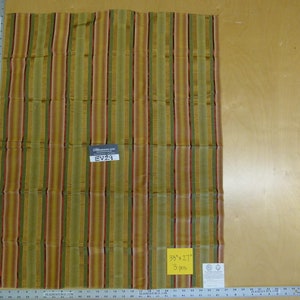 2 EV29 Scalamandre Old World Weavers Frederic Parrot Green Stripe 3 Pieces 33&quot;x27&quot;