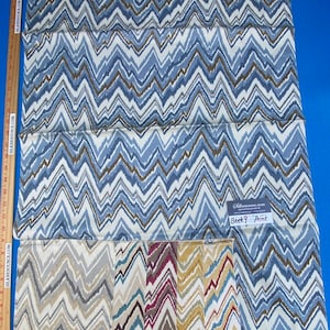 26b Berkbox9 Length Scalamandre Print 1 Yard Alexander Flame Eclipse & Toffee