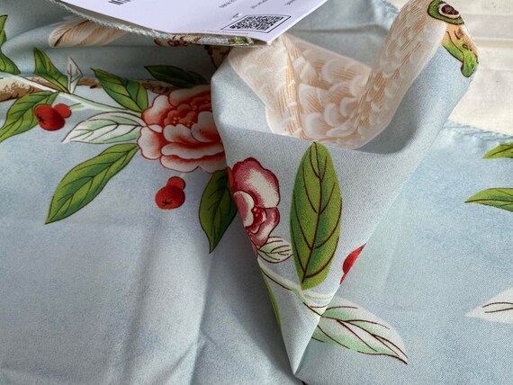 Brunschwig & Fils Kanchou Cotton Print Wave Cotton Blue MSRP