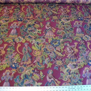 By Yard Scalamandre Mediaval  Lady Tapestry Dance Music MSRP 230/Y