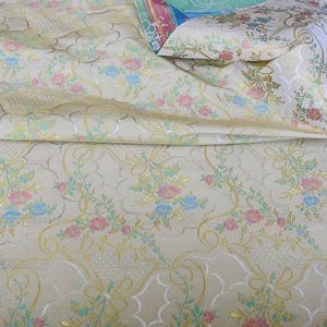 By Yard Scalamandre Barino Floreale Gold Lampas Lace Italy MSRP 304/Y