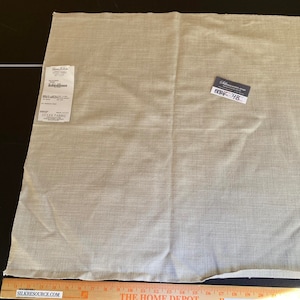 Scalamandre Eco FR Heavy Cream Viscose Plain - 27″x 27″ Square