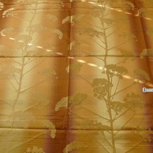 Kravet Coutour 100% Silk Quiet Place Serenity Gold Amber Forest Yarrow MSRP 276/Y By Yard