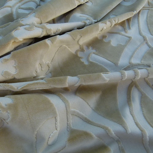 By Yard Scalamandre Velours Savoie Beige shops Old World Weavers MSRP304/Y