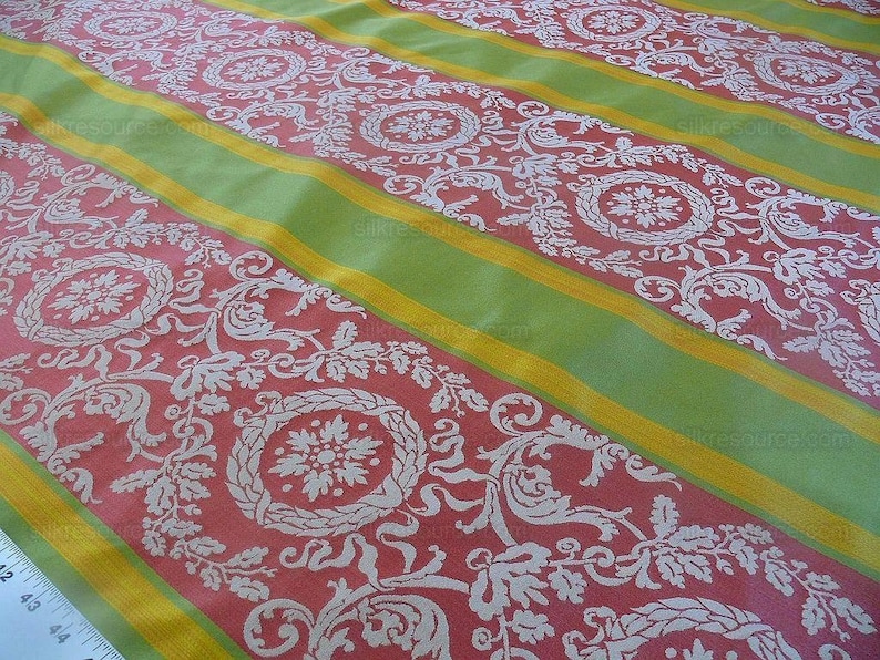 par mètre Scalamandre Old World Weavers Museum Project Stripe Néoclassique PDSF 459 USD/an image 1