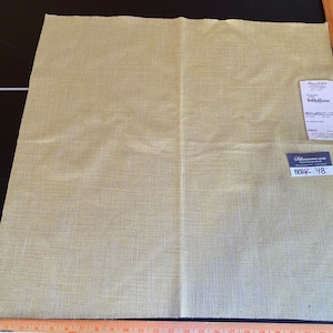 Scalamandre Eco FR Heavy Citrun Viscose Plain Yellow - Square 27″x 27″