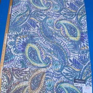 20c Berkbox9 Length Scalamandre Print 1 Yard Indra Aqua/multi