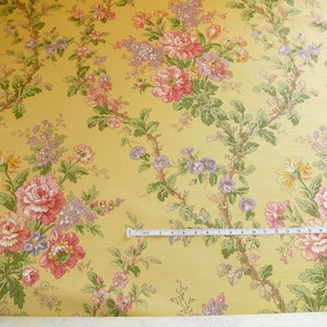 Lee Jofa Ramage Print Jasmin Gelbes Leinen Bty UVP USD 176 / Y!