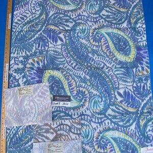 20o Berkbox9 Length Scalamandre Print 1 Yard Indra Aqua/multi