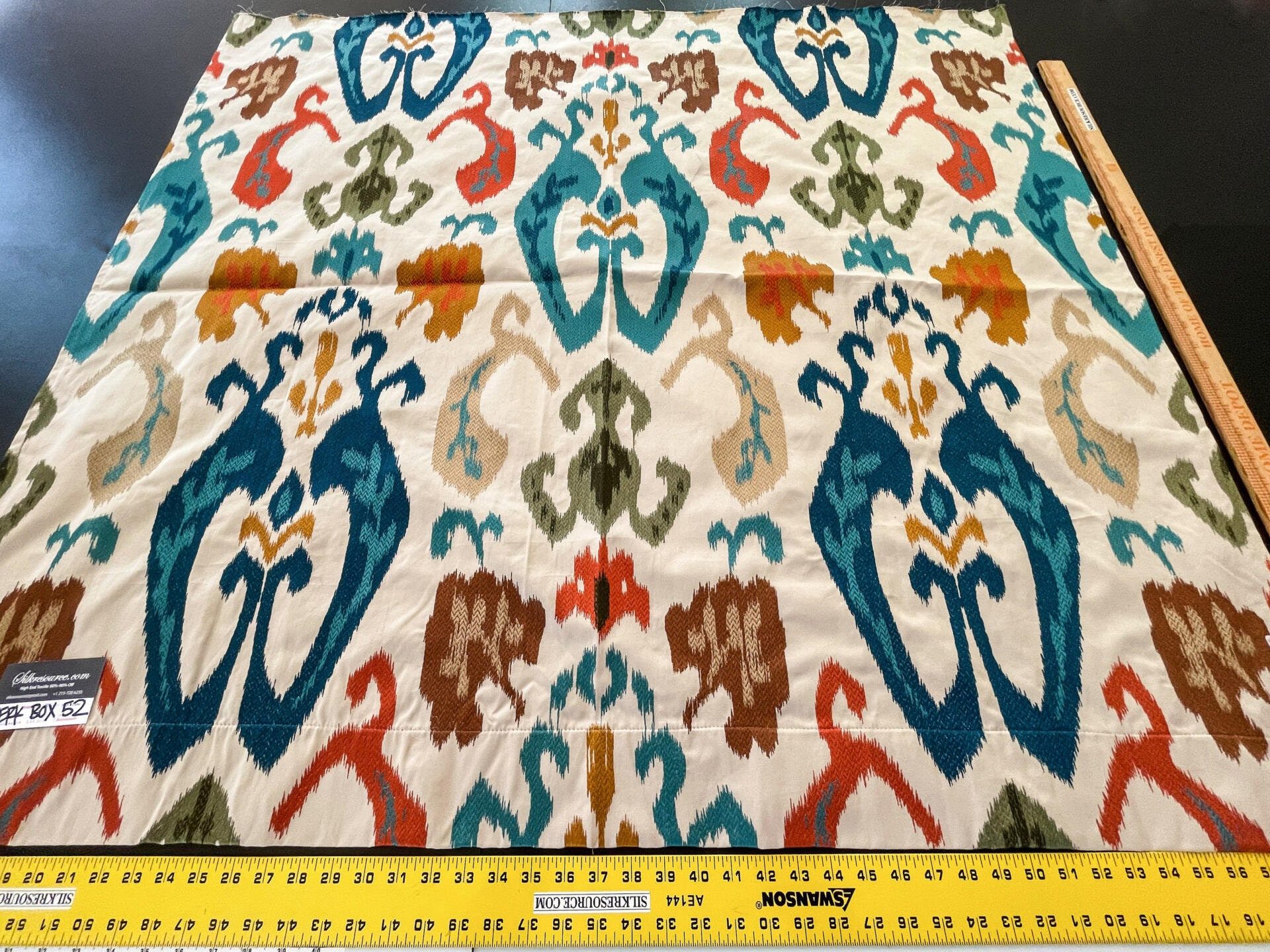 13 Berkbox52 1.2 Yard Scalamandre Embroidery Mandalay Ikat 13 Berkbox52 1.2 Yard Scalamandre Embroidery Mandalay Ikat