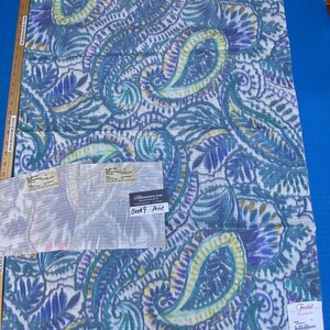 20j Berkbox9 Length Scalamandre Print 1 Yard Indra Aqua/multi