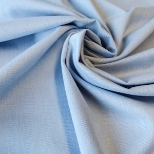 Scalamandre Eskimo Azzurro Cielo Sky Blue Cotton MSRP USD 150/y
