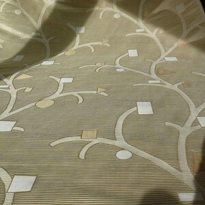 Scalamandre Modern Ivory Collection Campagna Silk Cotton Lampas MSRP USD 350Y