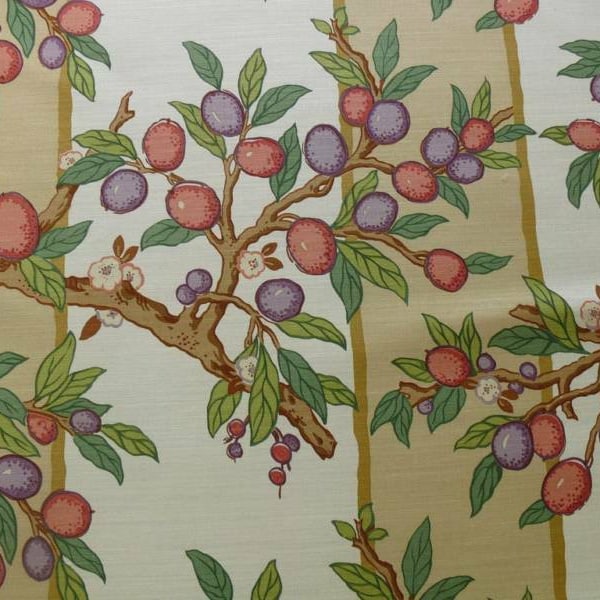 By Yard BRUNSCHWIG&FILS "Kumquat Tree" Asian Beautiful Thick Linen! Retail166/Y!