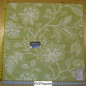 Scalamandre Kaveri Vine Spring 2015, Jacquard Pear Botanical Tree Foliage Green - Square