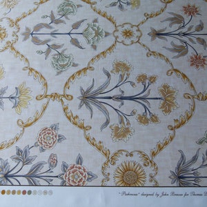 By Yd Scalamandre Pashmina Vanilla Floral Lattice Print MSRP 358USD/Y
