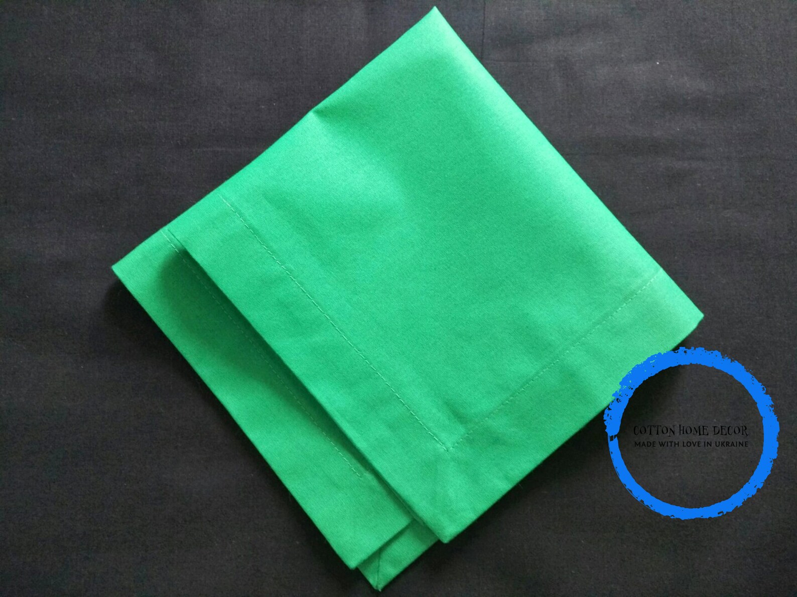 Green cloth napkins cotton napkins set of 4/6/12 Etsy