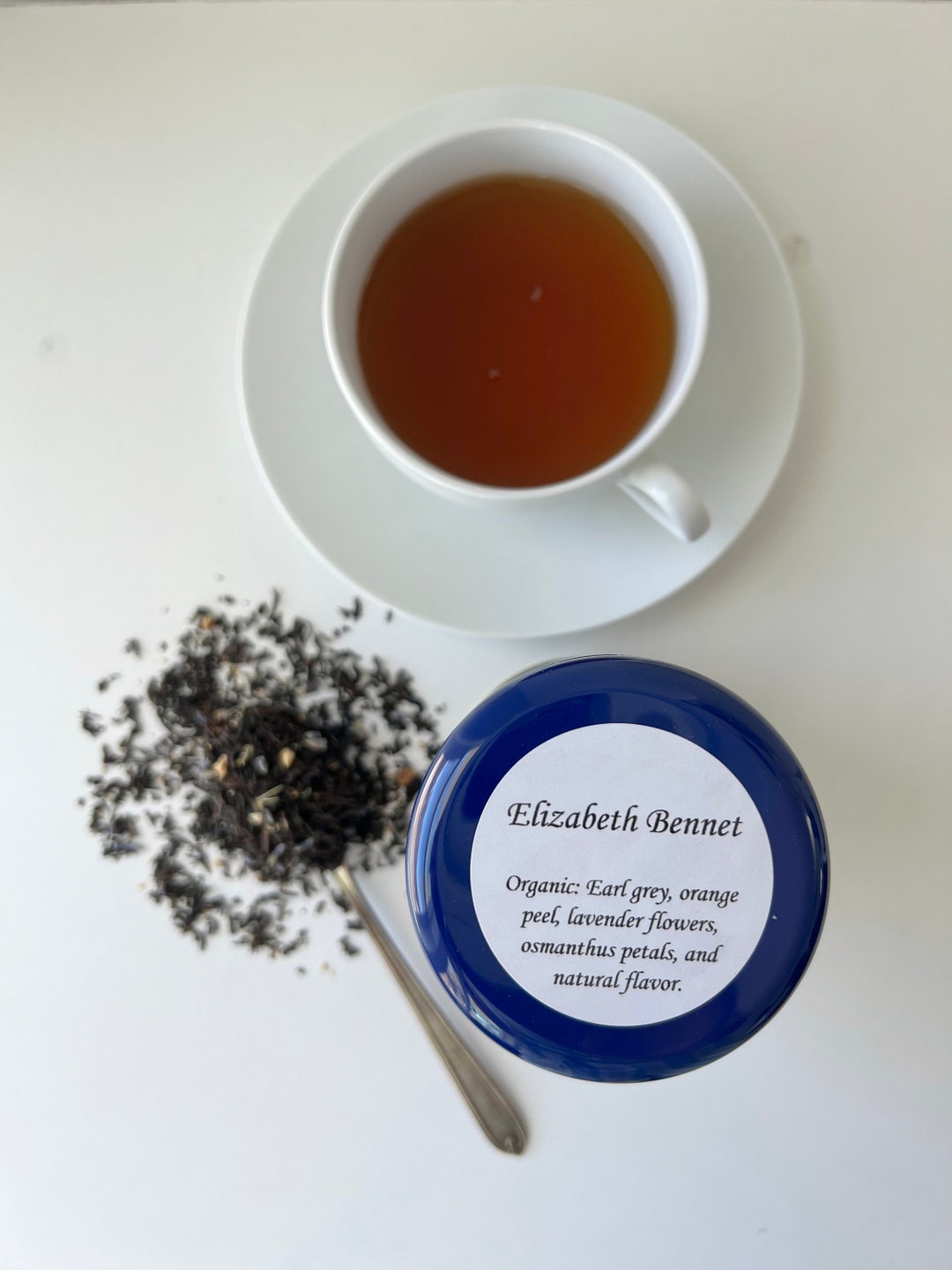 Elizabeth Bennet Organic Loose Leaf Tea Blend, Literary Tea, Pride and ...