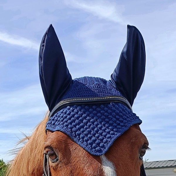 Patron de bonnet pour cheval - Modèle POP CORN