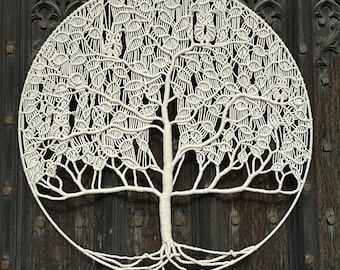 Extra large macrame tree of life