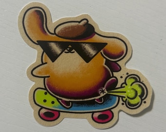 Gas Powered Sticker