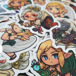 Pegatinas transparentes para colgar de Zelda
