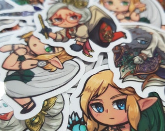 Zelda Clear Hanging Stickers