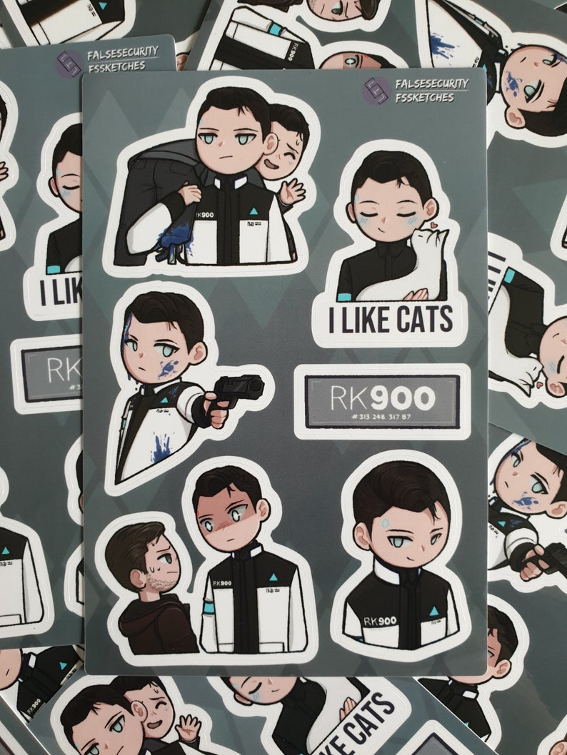 DBH Nines RK900 Vinyl Sticker Sheets image 2